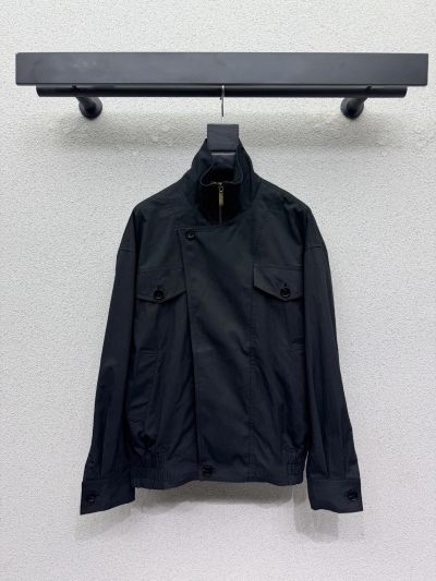 Куртка Saint Laurent с воротником-стойкой