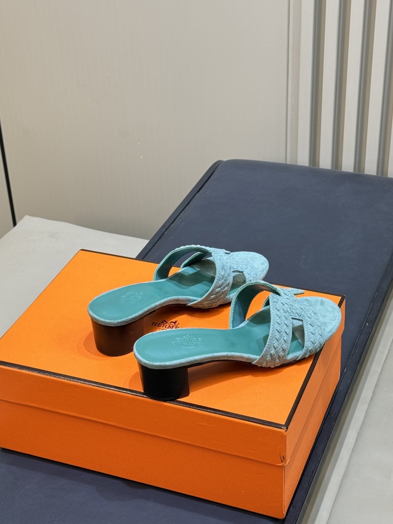 Женские босоножки Hermes с плетеным ремешком Hermès