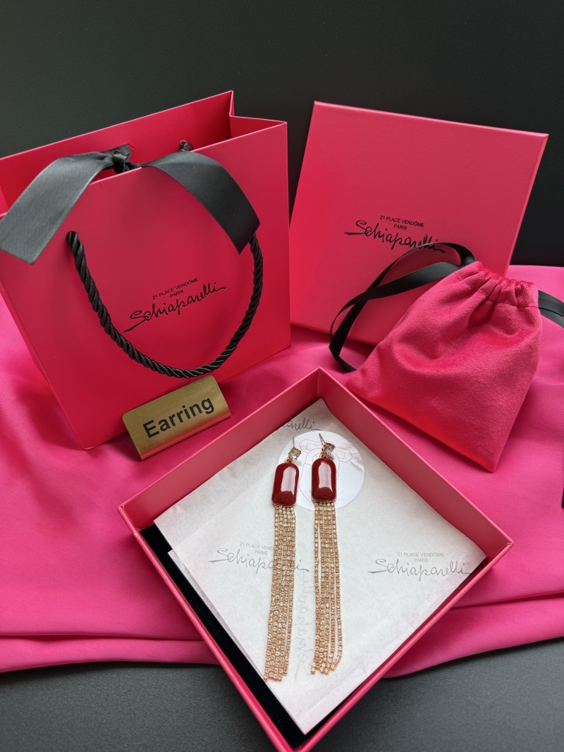 Серьги с цепочками Schiaparelli
