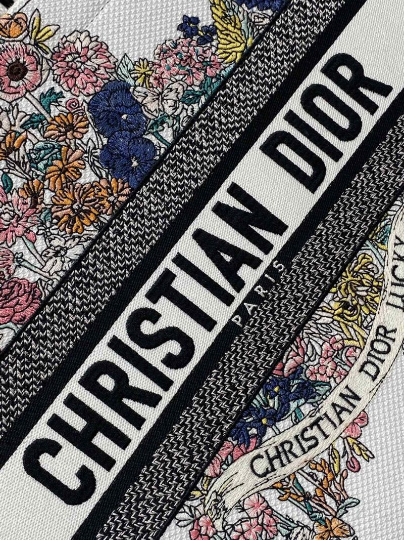Сумка-тоут Christian Dior с цветочным принтом