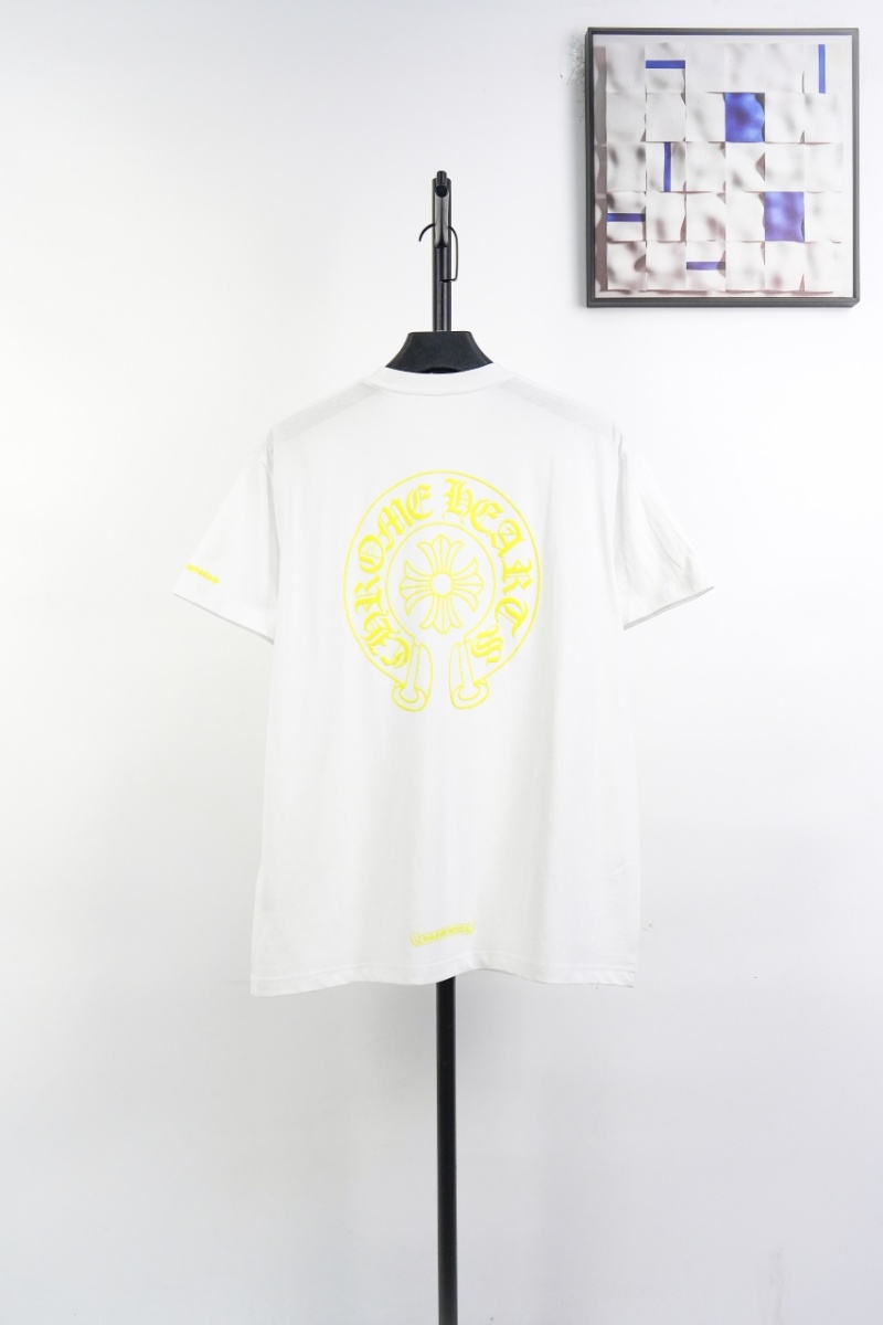 Мужская футболка с принтом на кармане Chrome Hearts