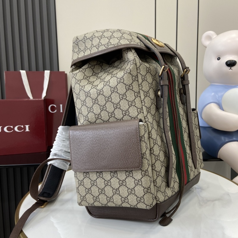 Рюкзак Gucci с монограммой и цветной полосой