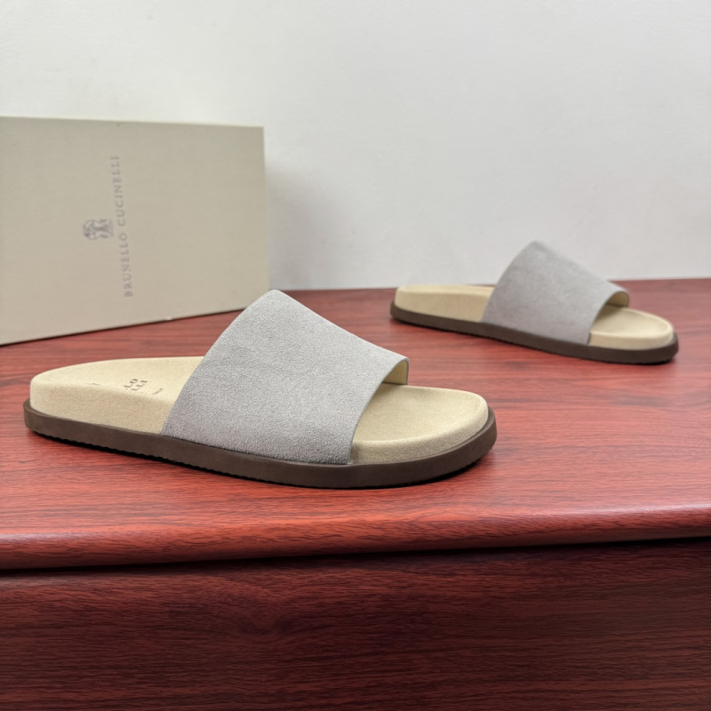 Мужские шлёпанцы Brunello Cucinelli