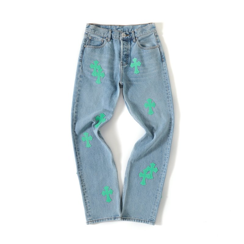 Синие мужские джинсы P480 CH London Limited Без бренда