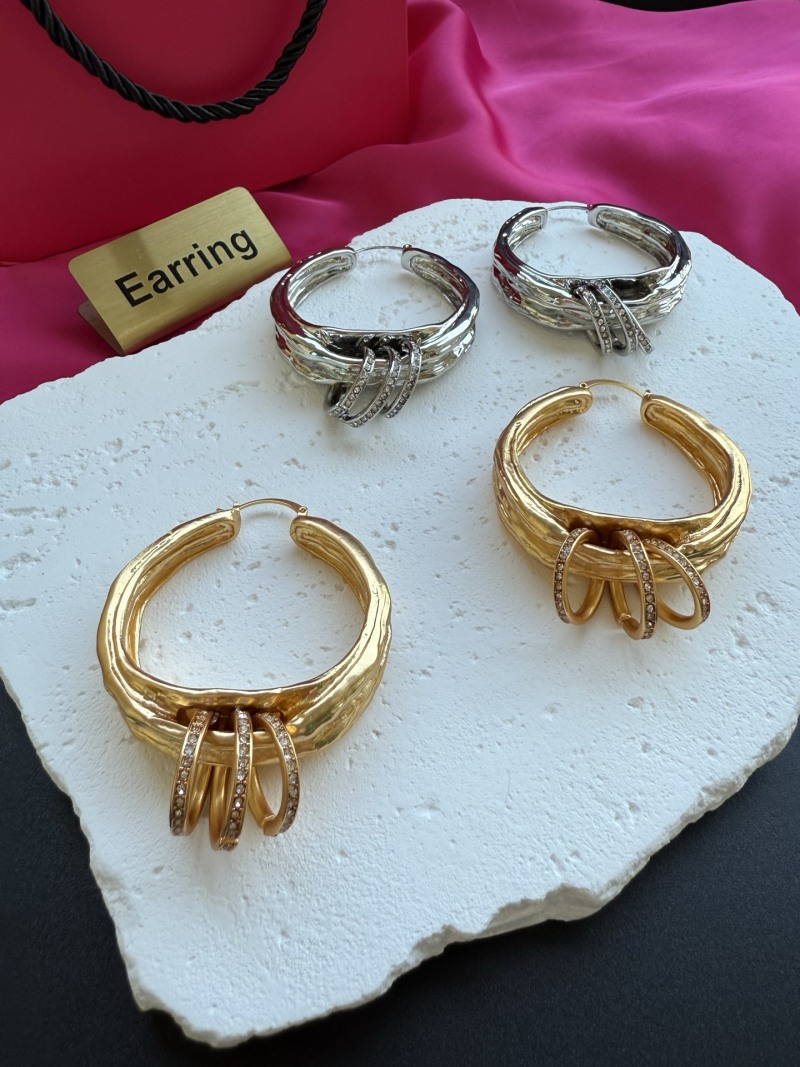Серьги с кристаллами Schiaparelli