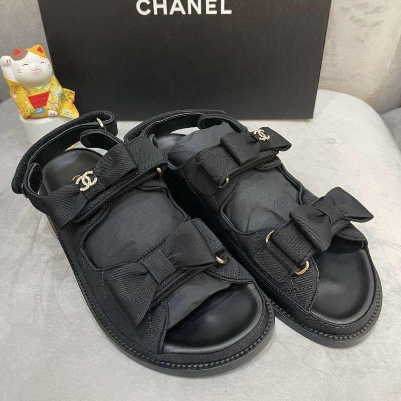 Босоножки Chanel с бантом