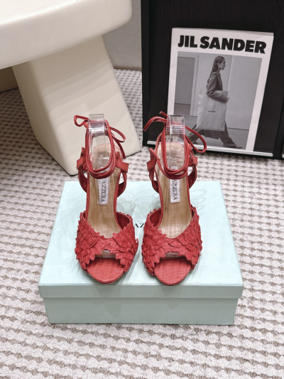 Aquazzura Плетеные босоножки с открытым носом