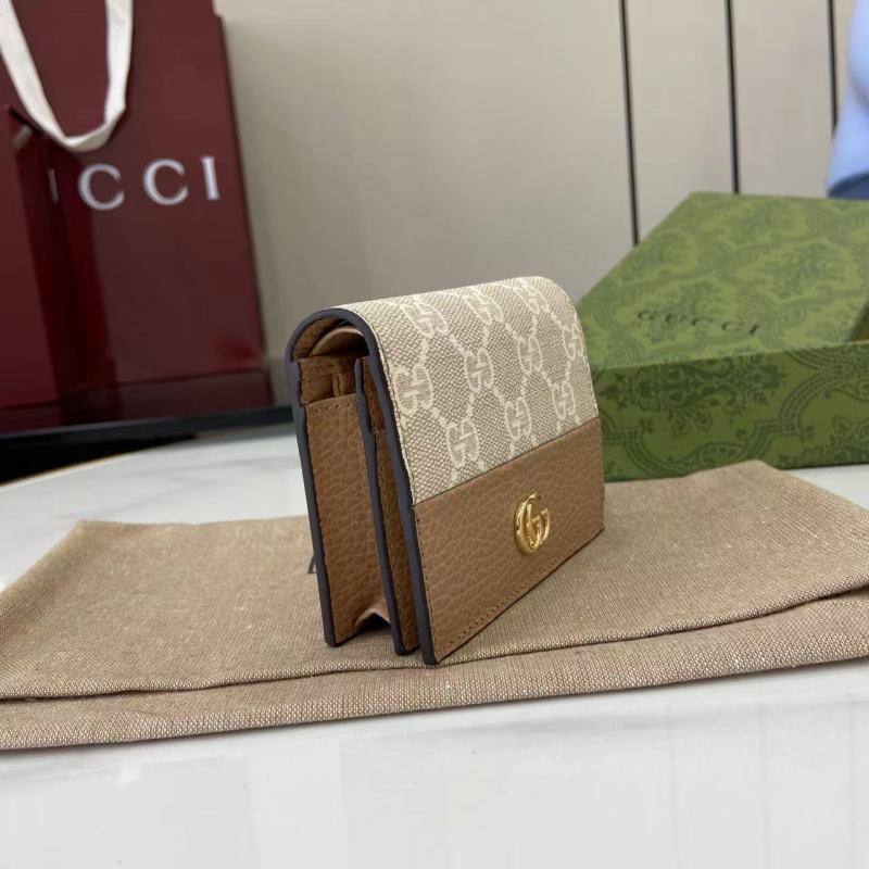 Портмоне Gucci с монограммой и замком GG