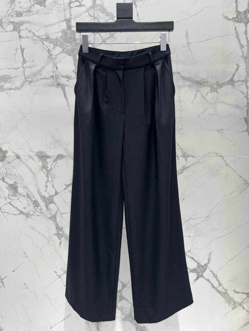 Брюки женские шерстяные широкие Saint Laurent