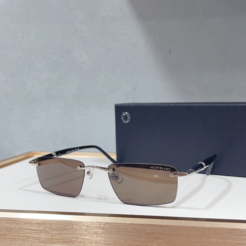 Солнцезащитные очки Montblanc MB0484S без оправы