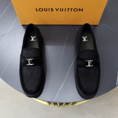 Мужские лоферы Louis Vuitton черные
