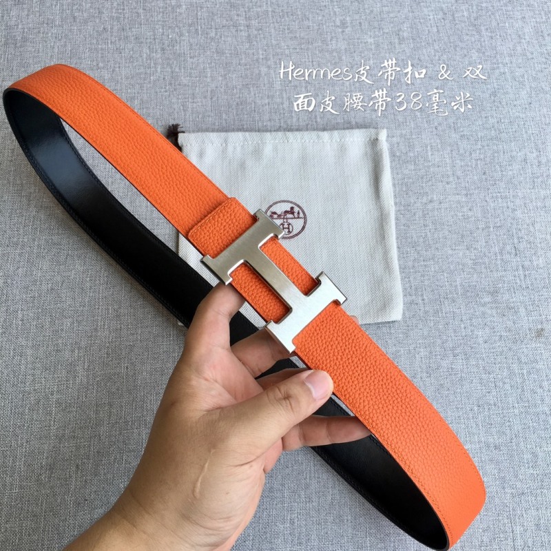 Ремень кожаный двусторонний Hermès