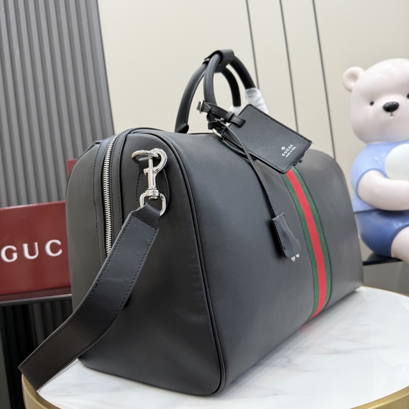 Путевая сумка Gucci с красно-зеленой полосой