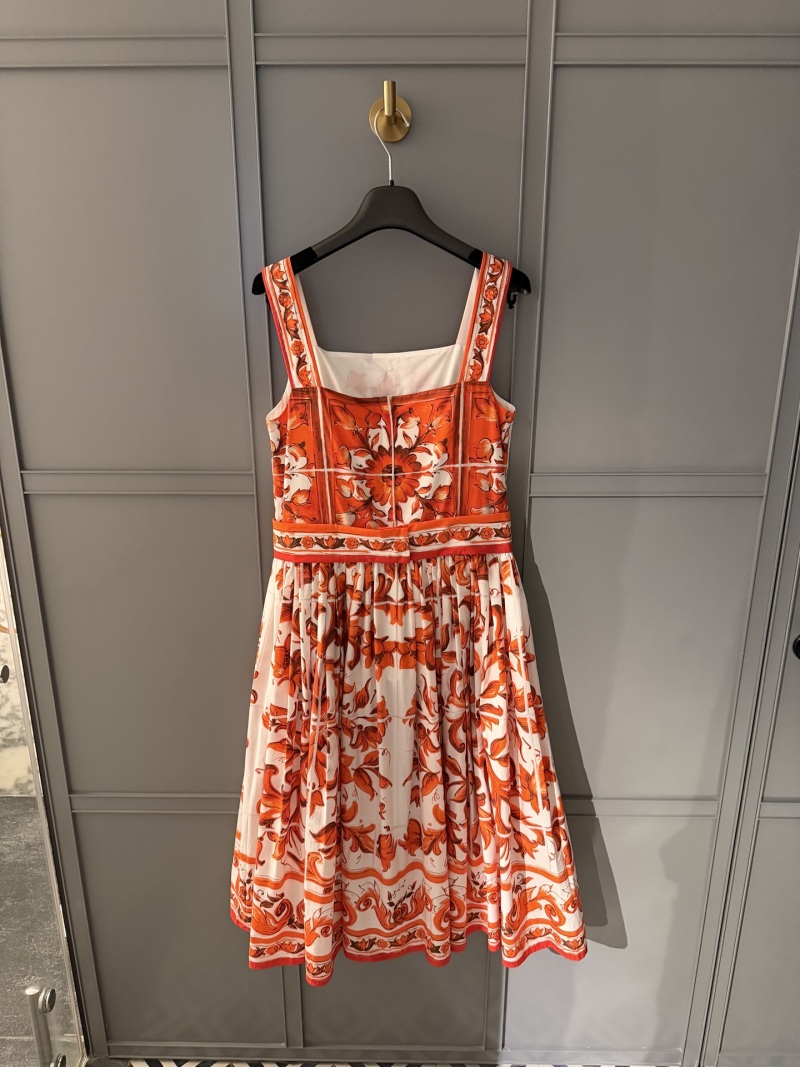 Повседневное платье с принтом Dolce & Gabbana