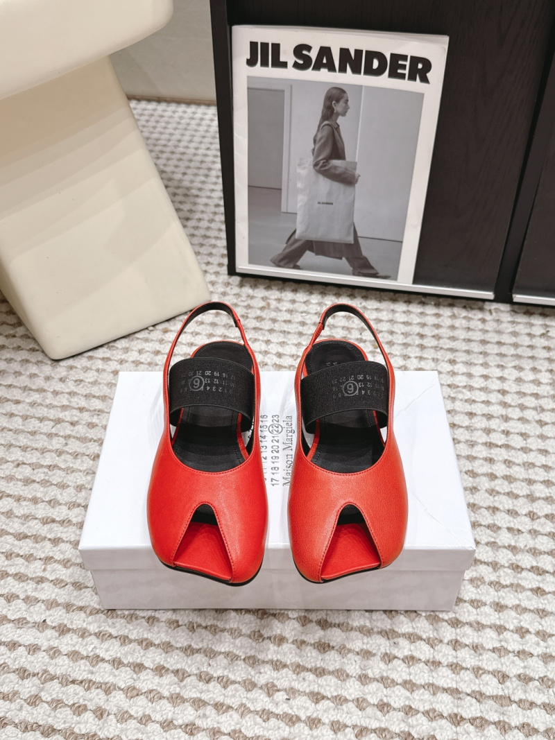 Женские босоножки Maison Margiela Tabi с эластичной перемычкой