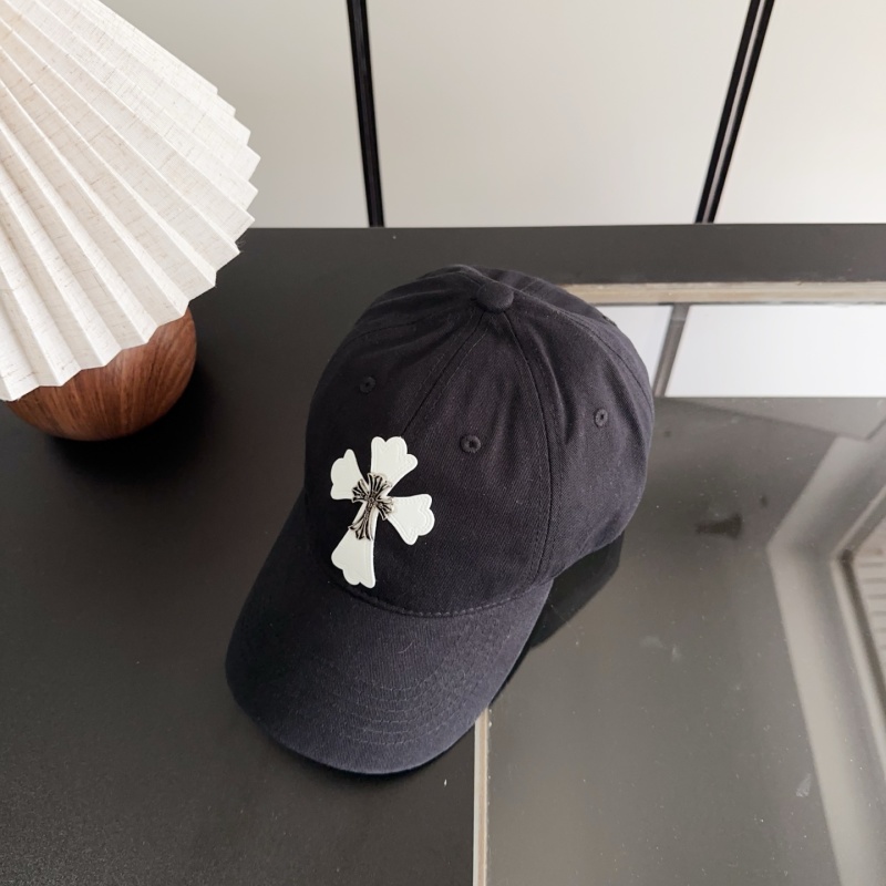 Бейсболка черная с крестом Chrome Hearts