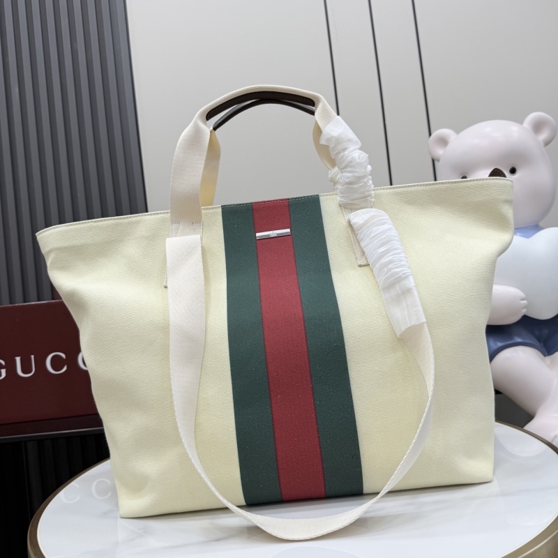 Сумка-тоут Gucci с красно-зеленой полосой
