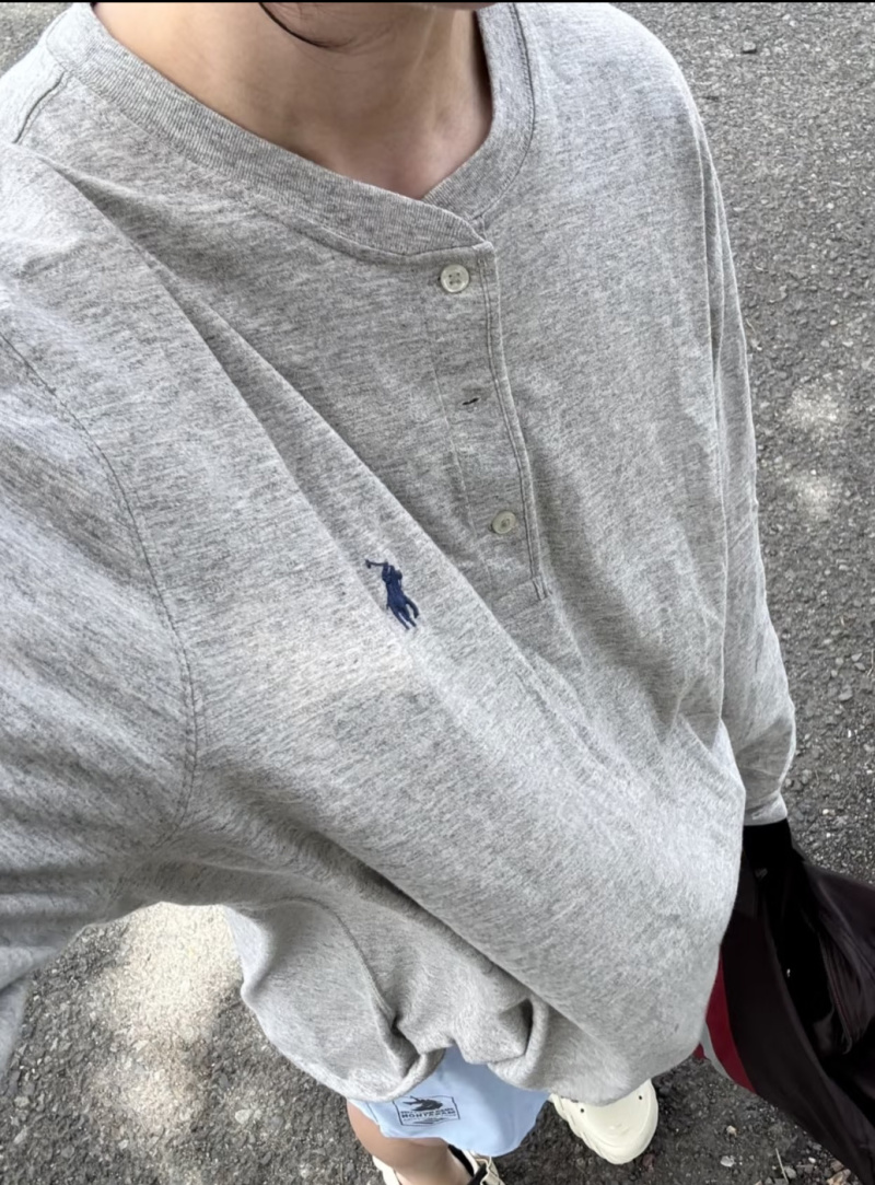 Футболка поло Ralph Lauren серая