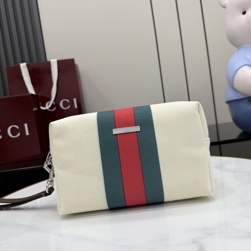 Клатч Gucci с красно-зеленой полосой