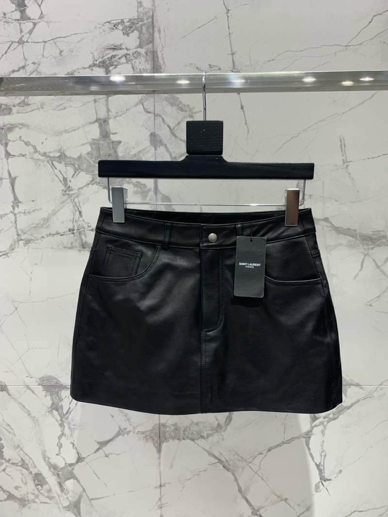 Мини-юбка Saint Laurent
