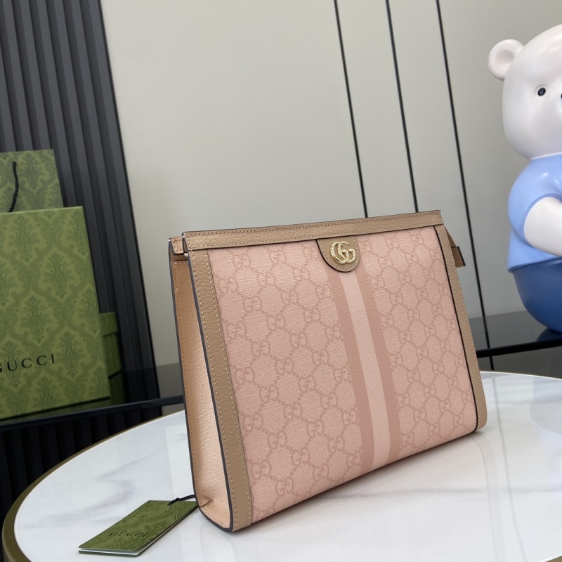 Клатч Gucci с монограммой и замком