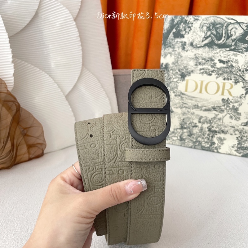 Ремень с монограммой и металлической buckle Dior