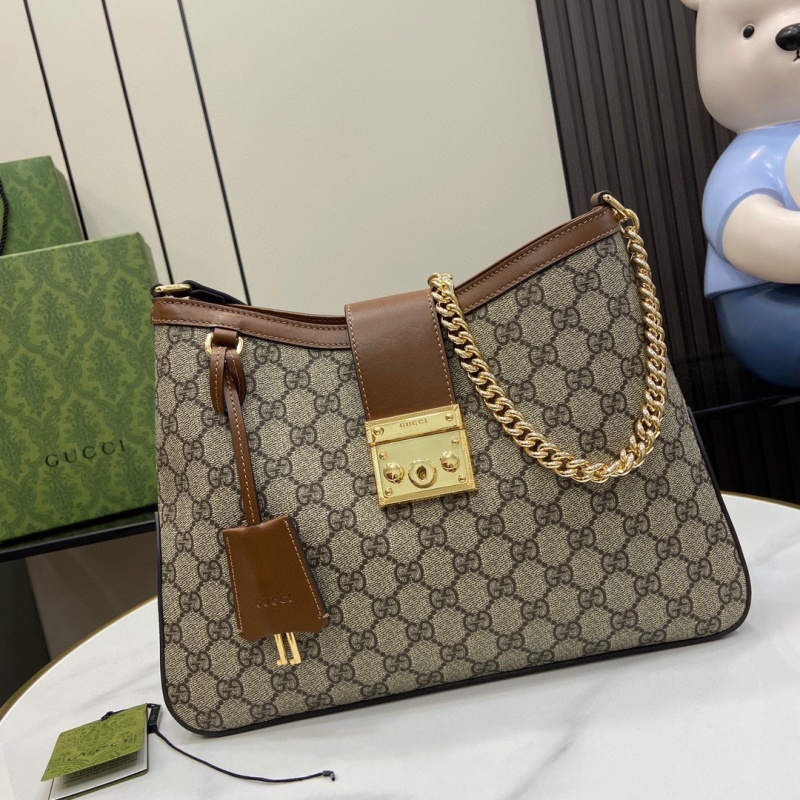 Сумка Gucci с замком и цепью