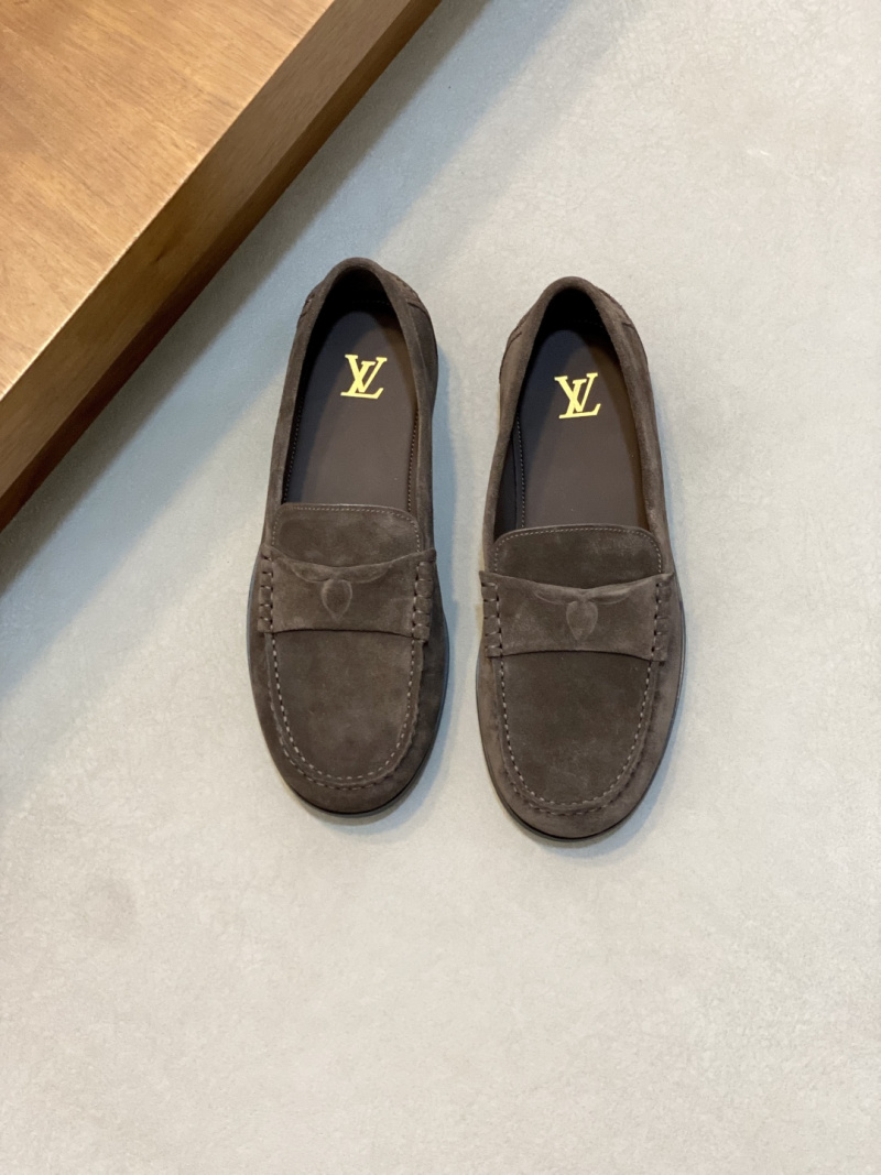 Мужские замшевые мокасины в стиле Louis Vuitton