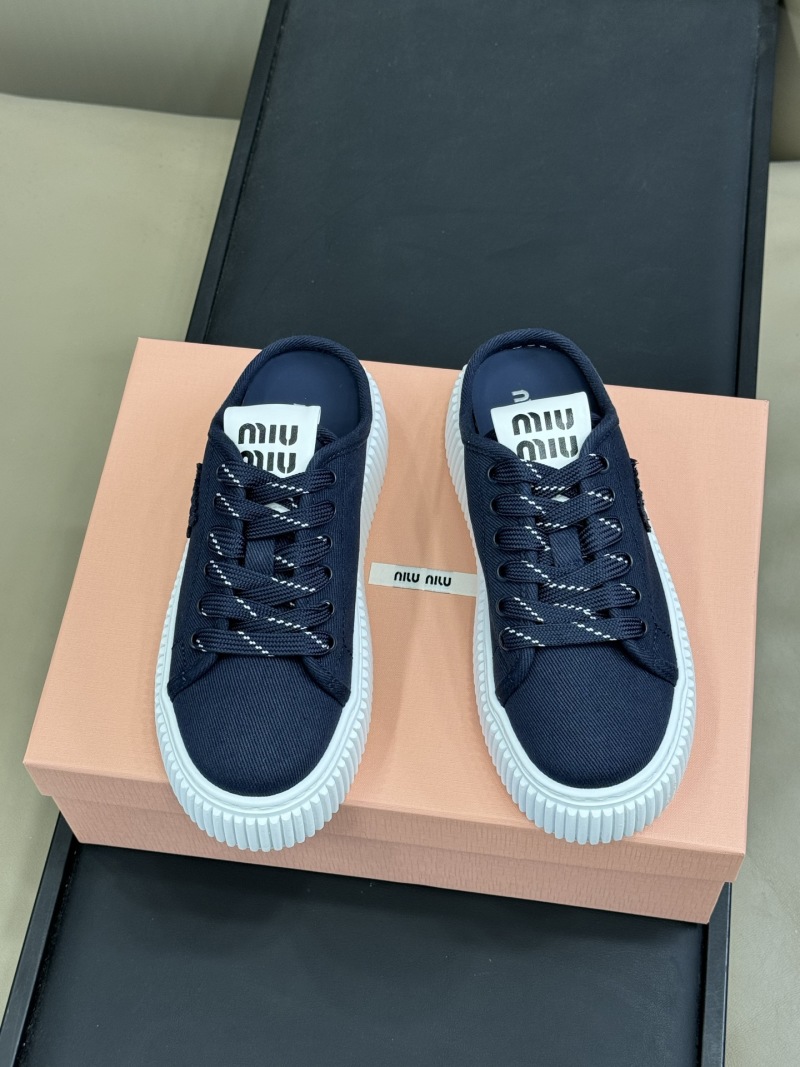 Женские сабо на платформе Miu Miu
