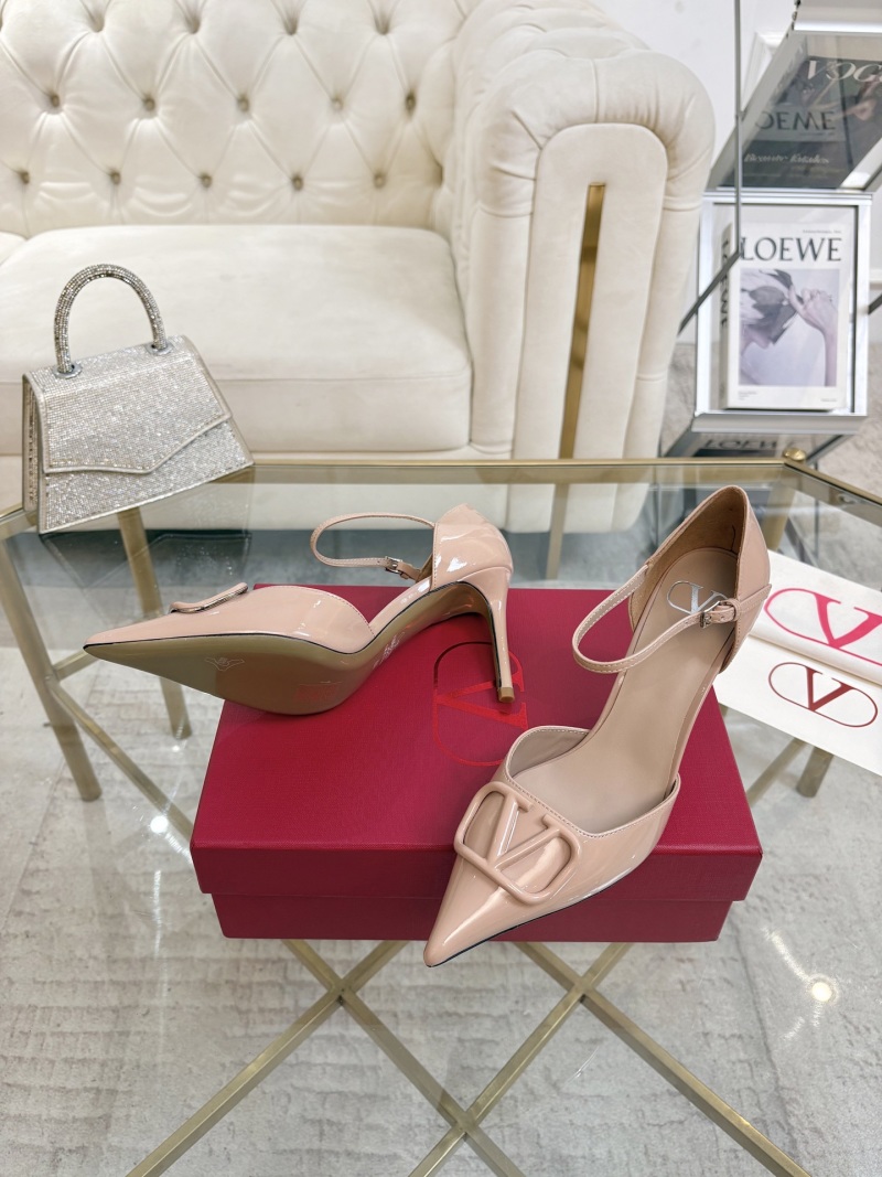 Туфли женские на высоком каблуке с логотипом Valentino Garavani