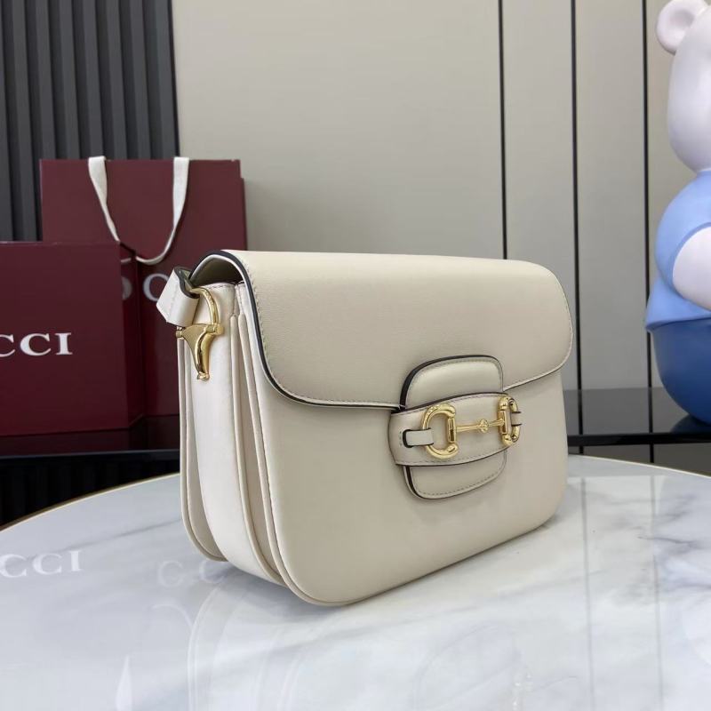 Сумка Gucci White Horsebit