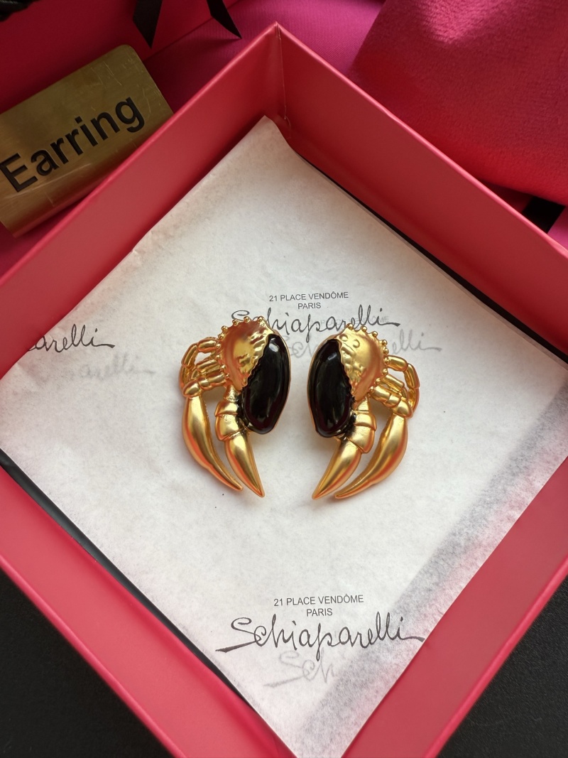 Серьги в виде крабов Schiaparelli