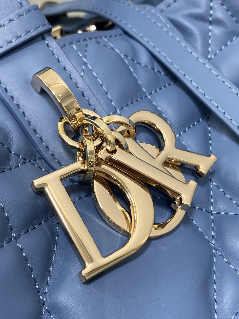 Сумка Dior Blue Quilted Leather