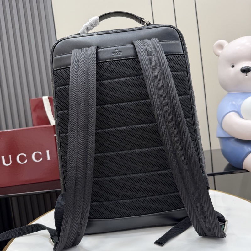 Рюкзак Gucci черный с монограммой