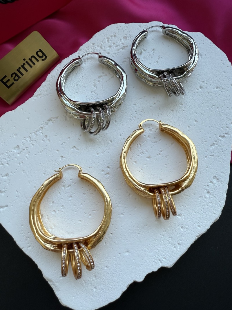 Серьги с кристаллами Schiaparelli