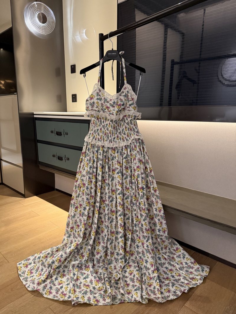 Повседневное платье с цветочным принтом Dolce & Gabbana
