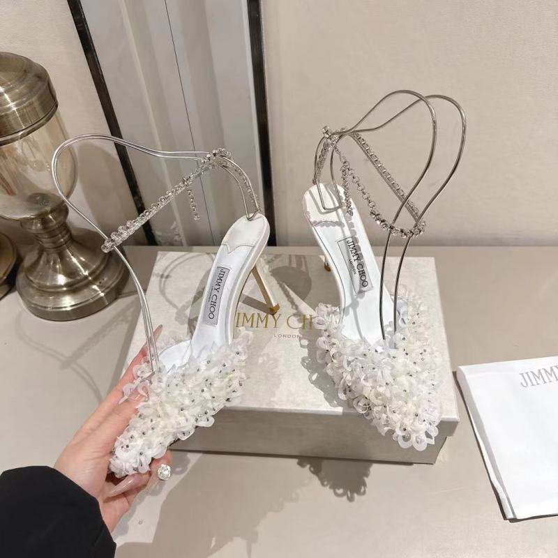 Туфли женские с цветочным декором Jimmy Choo