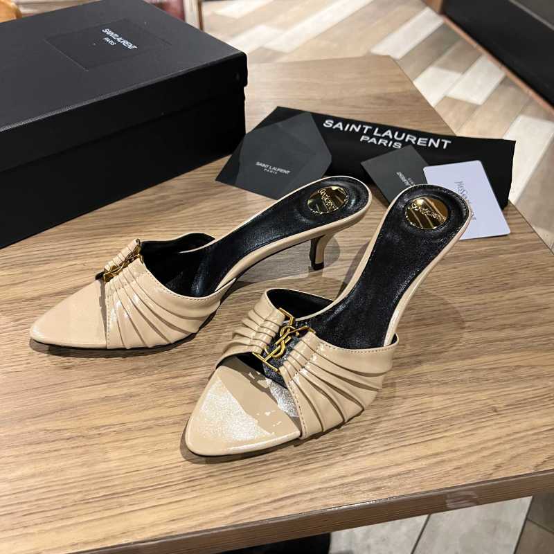 Сандалии Saint Laurent женские с прячкой YSL