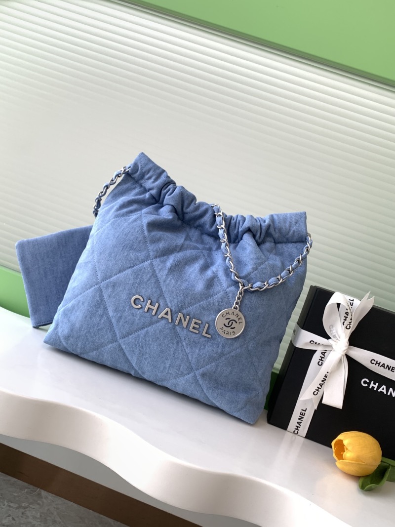 Сумка женская синяя дизайнерская AS3260 Chanel