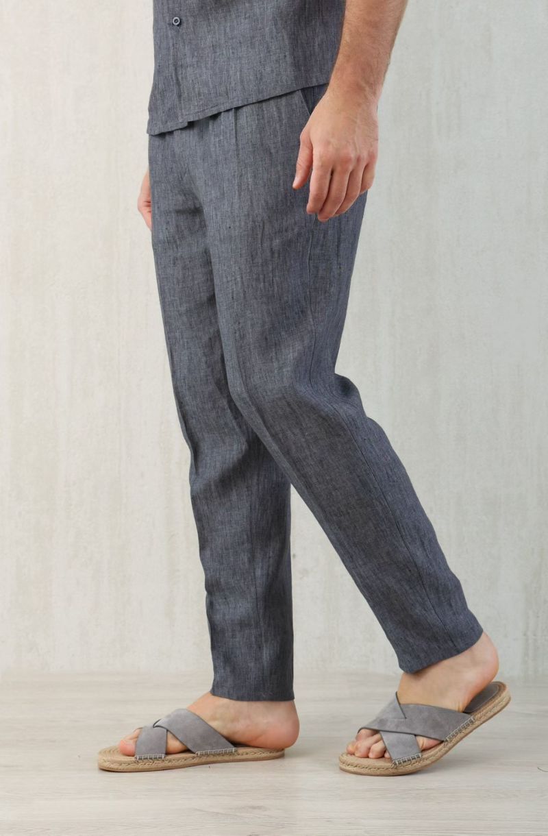 Брюки мужские серые Brunello Cucinelli