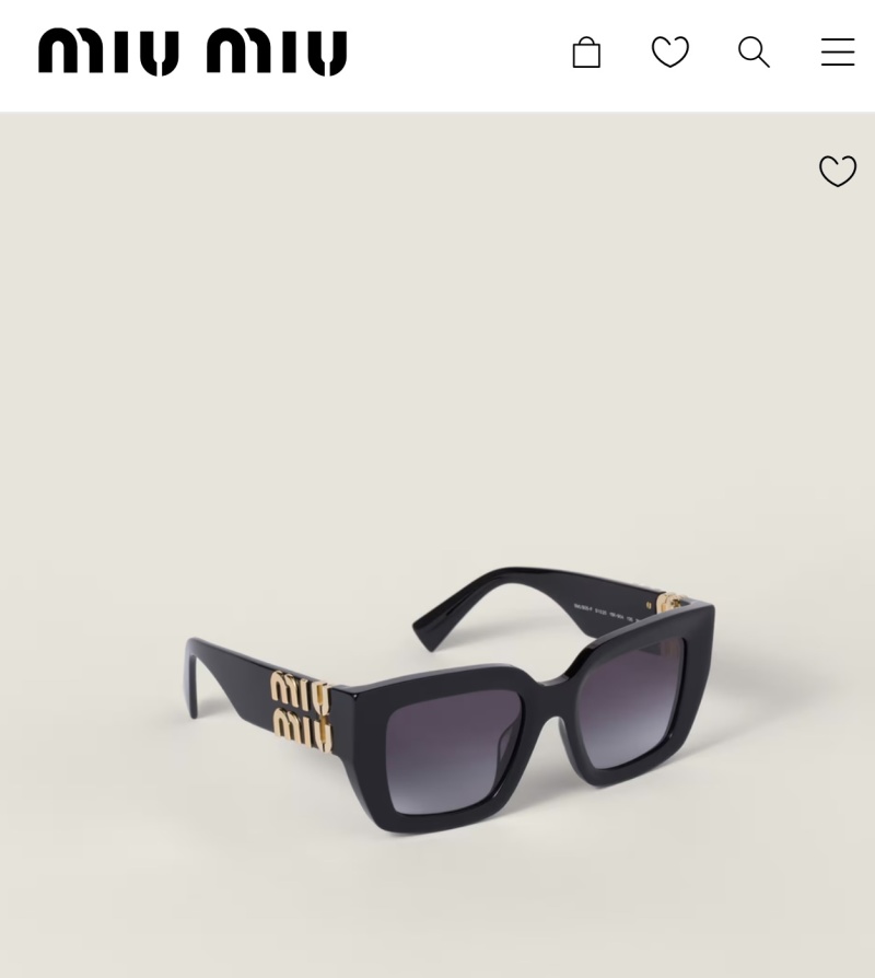 Солнцезащитные очки Miu Miu SMU B05-F