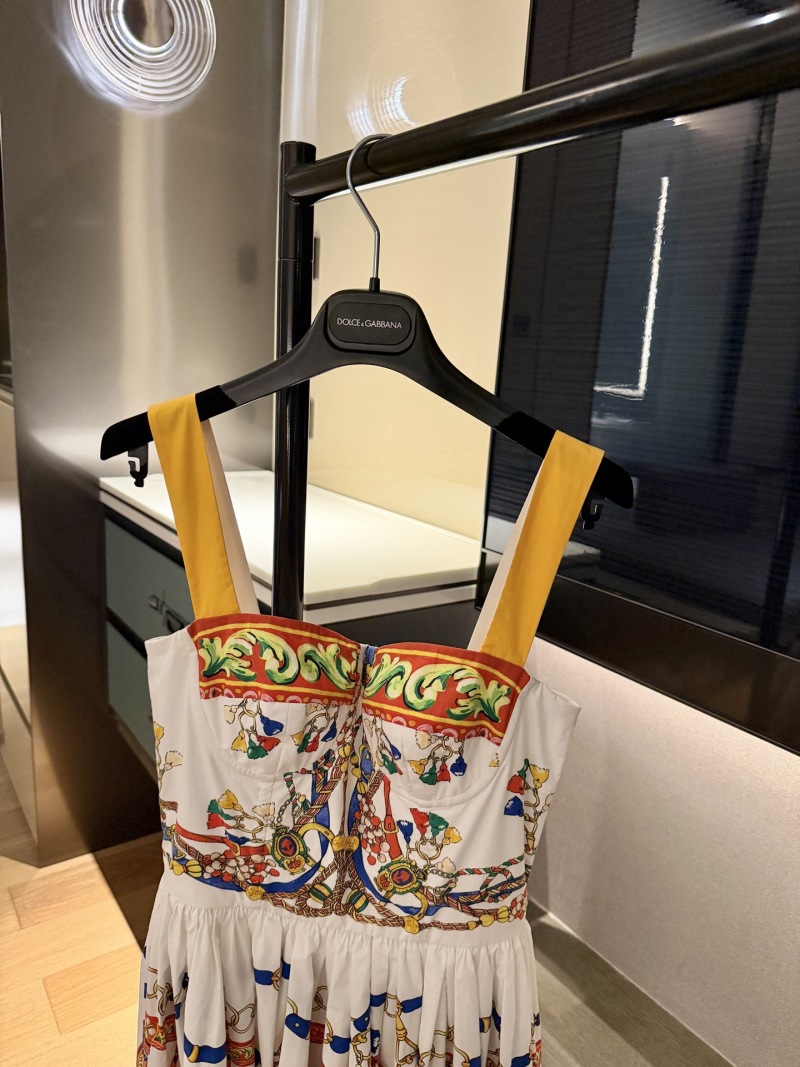 Повседневное платье с принтом Dolce & Gabbana
