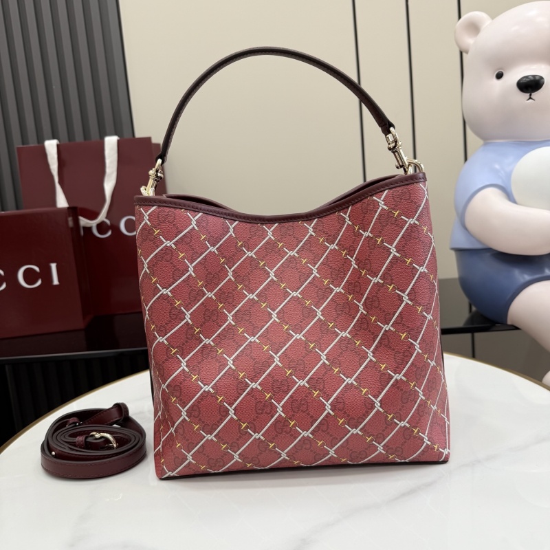 Сумка Gucci с принтом и ремнем