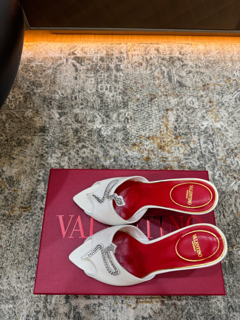 Мюли Valentino с кристаллическим декором Valentino Garavani