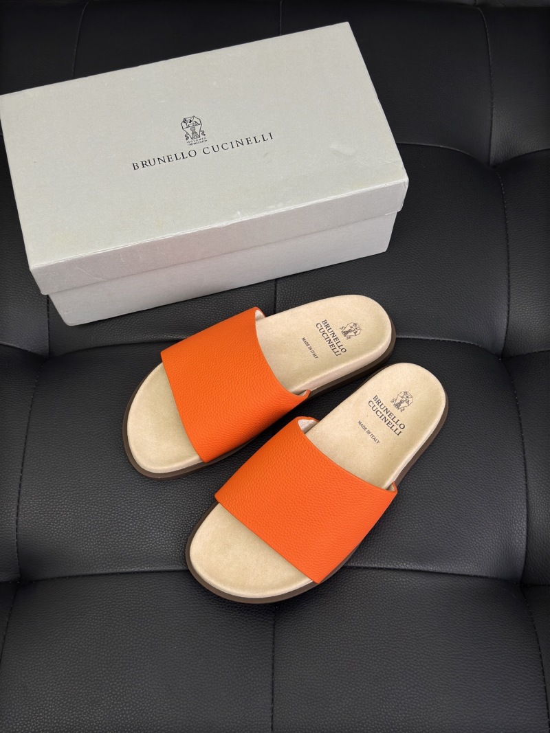 Брунелло Кучинелли шлёпанцы Brunello Cucinelli