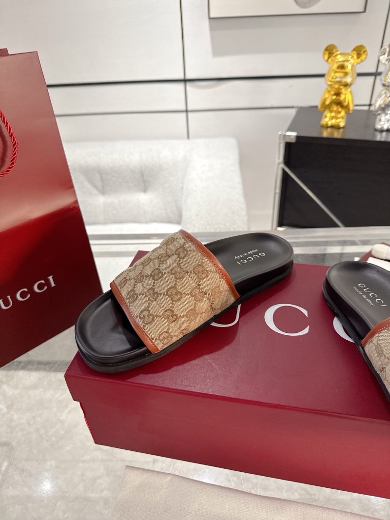 Мужские сандалии Gucci с принтом GG
