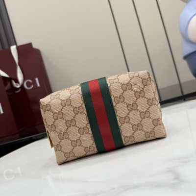 Косметичка Gucci Generation GG Canvas Beige Web