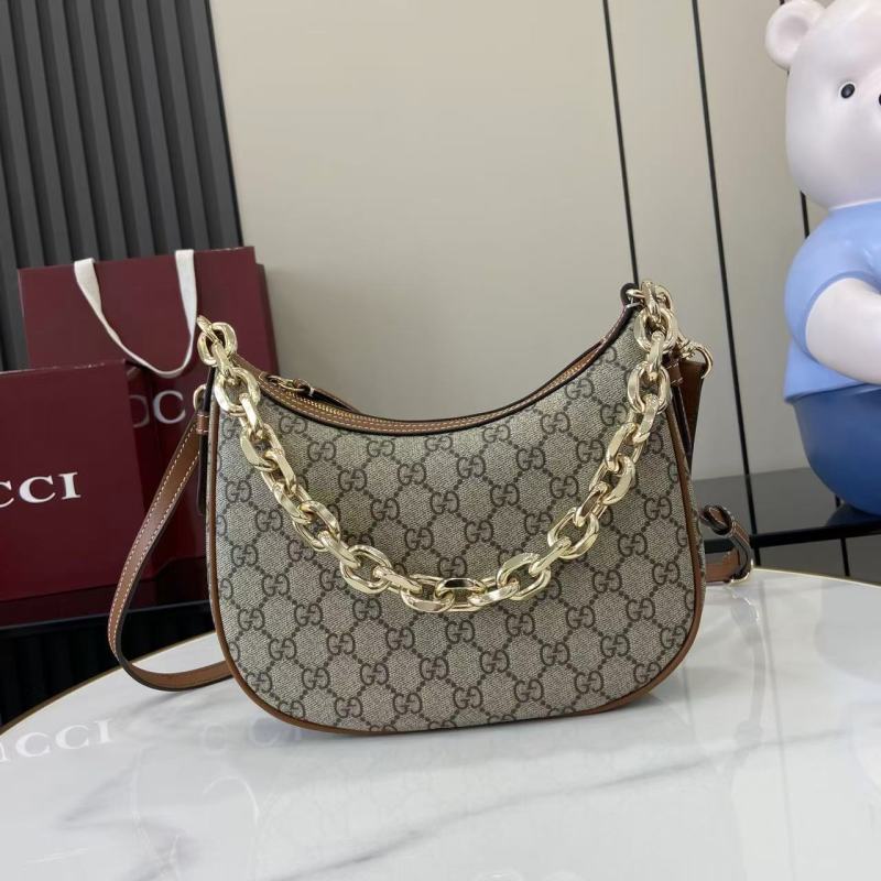 Сумка Gucci с цепочкой и принтом GG