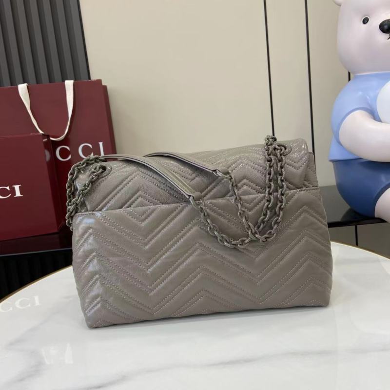 Сумка Gucci GG Marmont серая