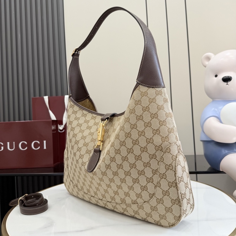 Сумка Gucci Hobo с принтом GG